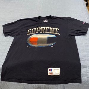 Supreme x Champion T-Shirt Men’s Size Large Preowned